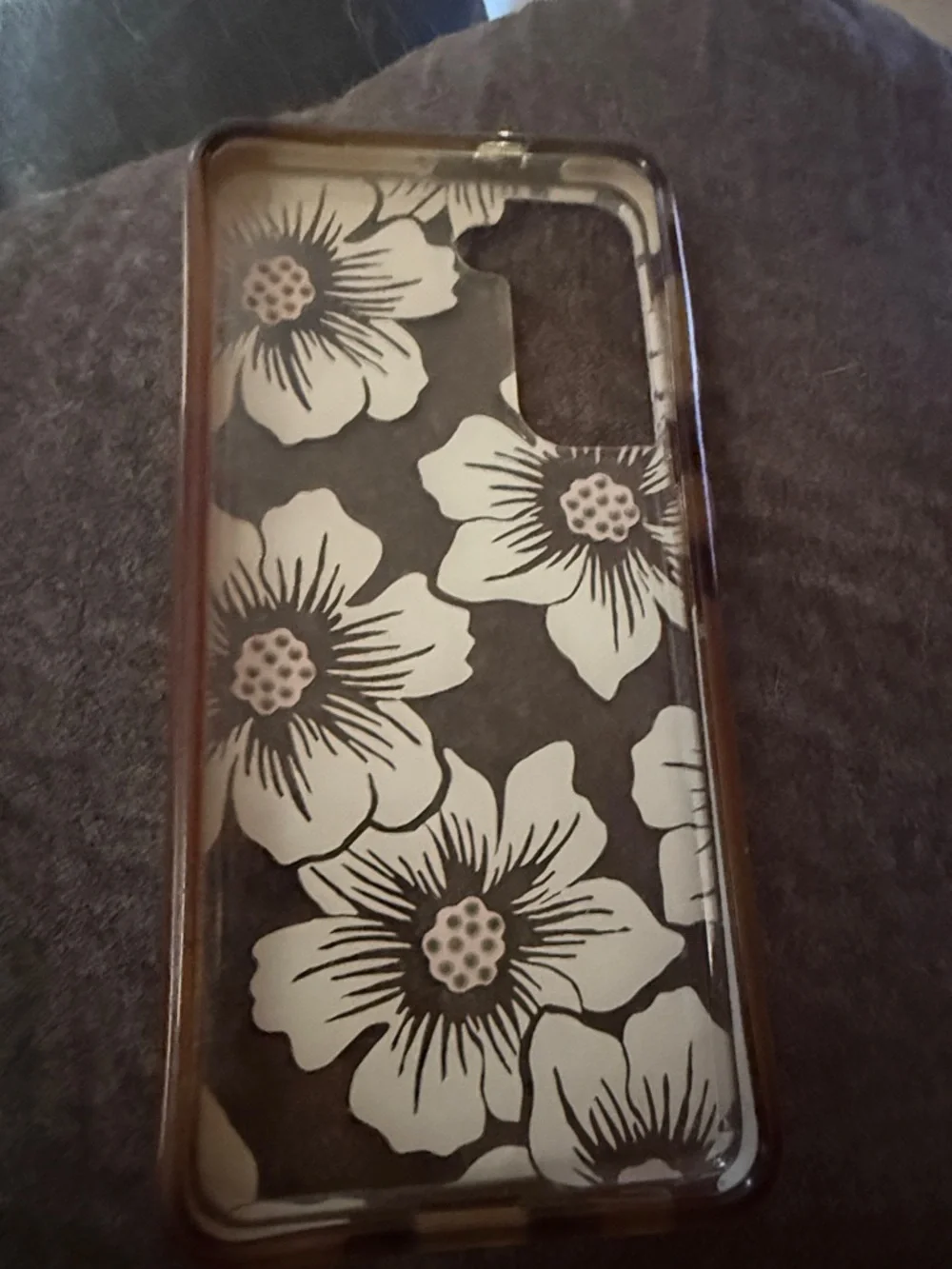 kate spade Black and White Floral Phone Case